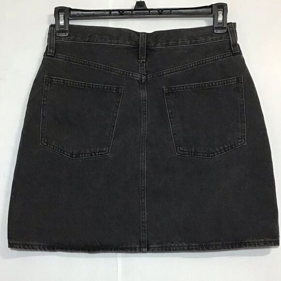 Madewell Denim Mini Skirt Rigid Denim High Waist - Picture 3 of 10
